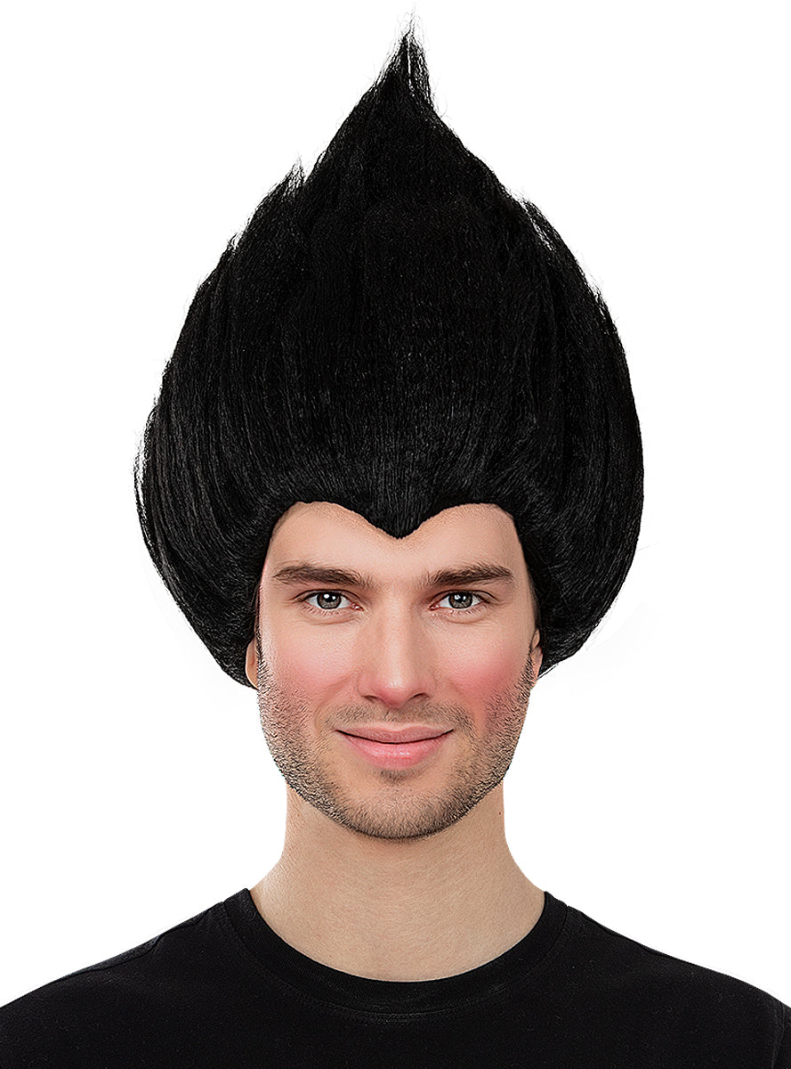 Karnavaliniai kostiumai, teminių vakarėlių apranga Black Wig - Trolls - Teminis.lt #karnavaliniai kostiumai #teminiai vakareliai