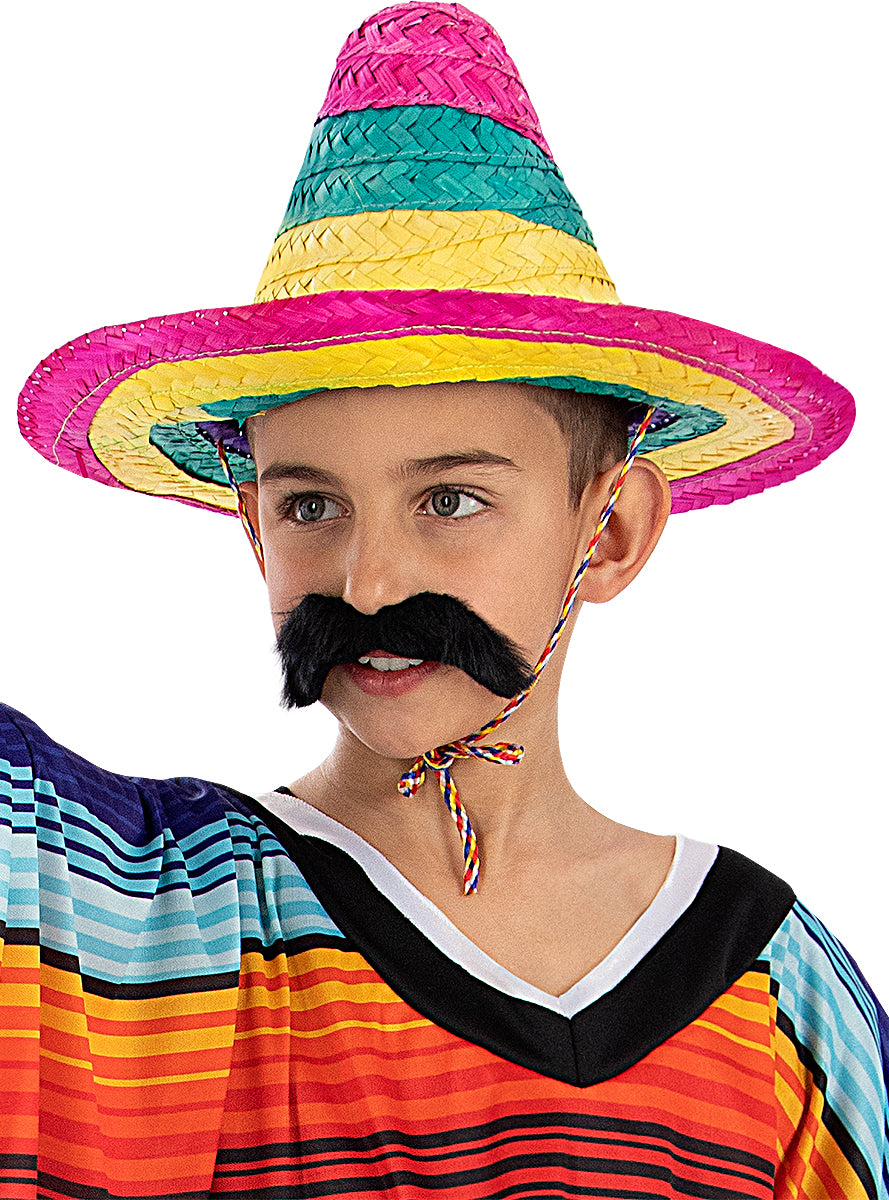 Karnavaliniai kostiumai, teminių vakarėlių apranga Multicolour Mexican Sombrero for Kids - Teminis.lt #karnavaliniai kostiumai #teminiai vakareliai