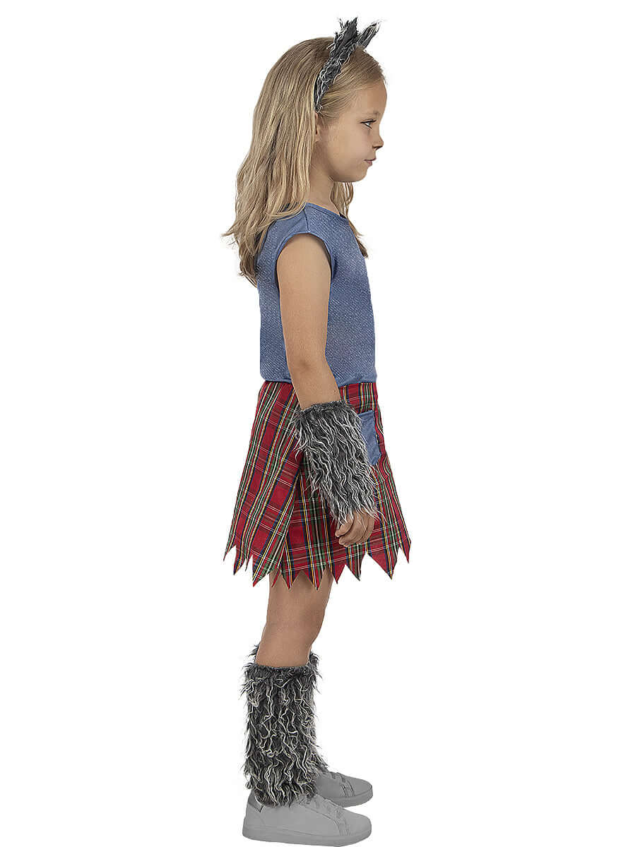 Werewolf Costume for Girls - Magical Beast Dress-Up Outfit