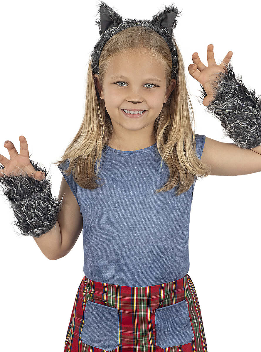 Werewolf Costume for Girls - Magical Beast Dress-Up Outfit