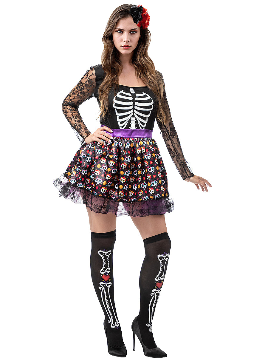 La Catrina Skeleton Costume for Women