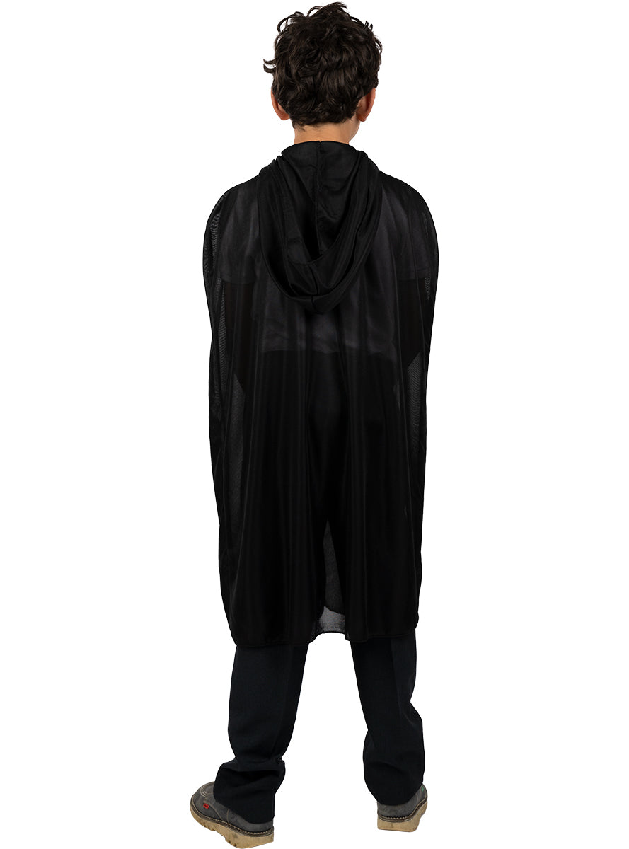 Long Black Cape for Kids