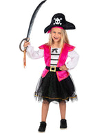 Rožinis piratės kostiumas mergaitėms – Piratai