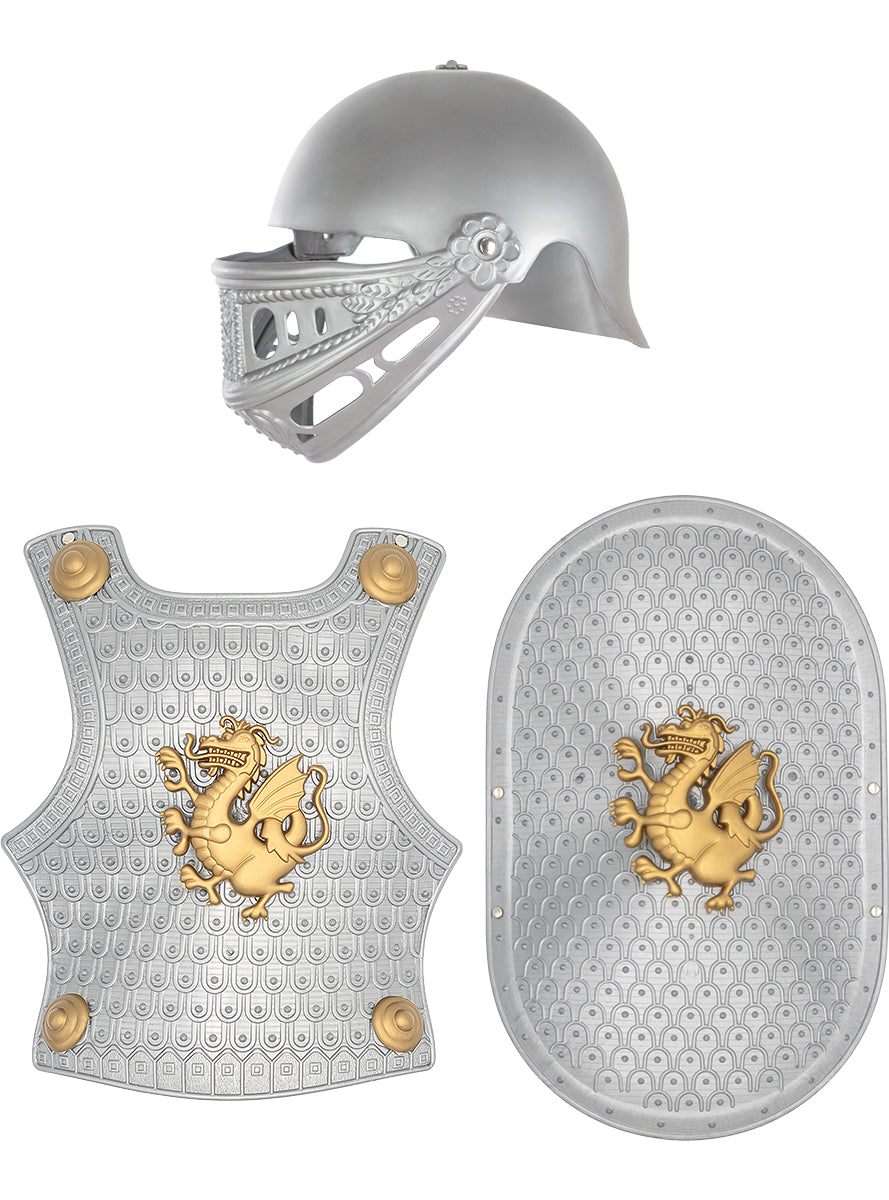 Helmet, Shield and Medieval Armour for Kids