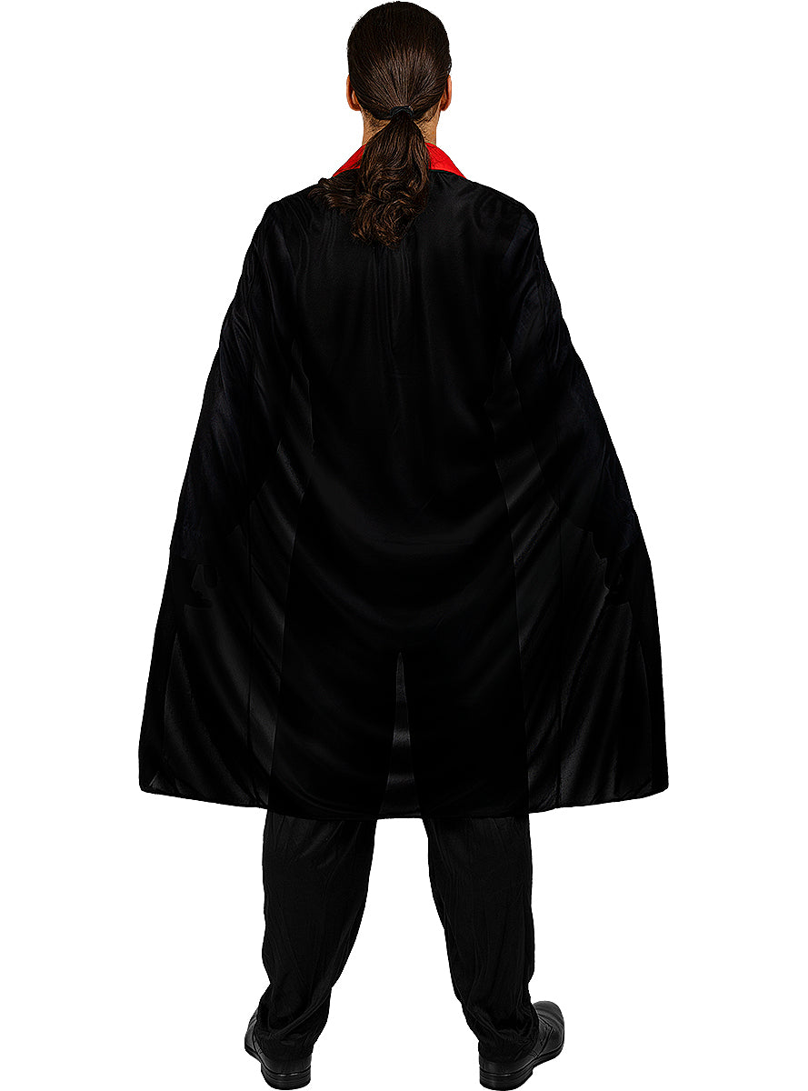 Black Vampire Cape for Adults 110 cm