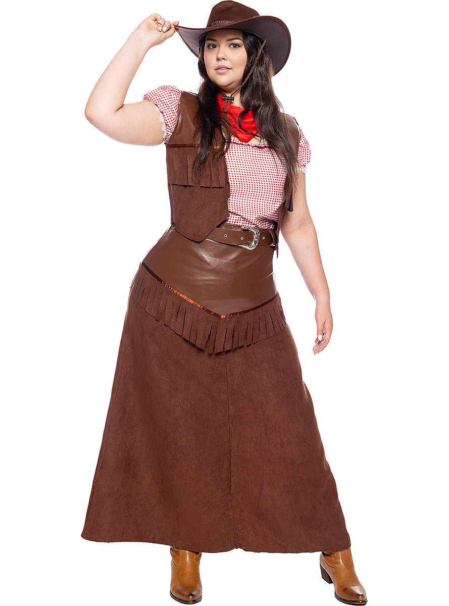Deluxe Cowgirl Costume for Women