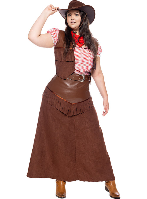 Deluxe Cowgirl Costume for Women