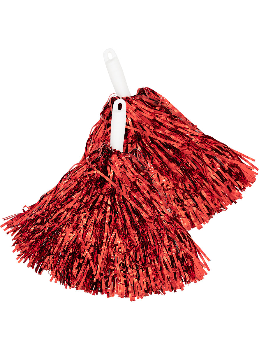 Karnavaliniai kostiumai, teminių vakarėlių apranga Red metallic pompons - Teminis.lt #karnavaliniai kostiumai #teminiai vakareliai