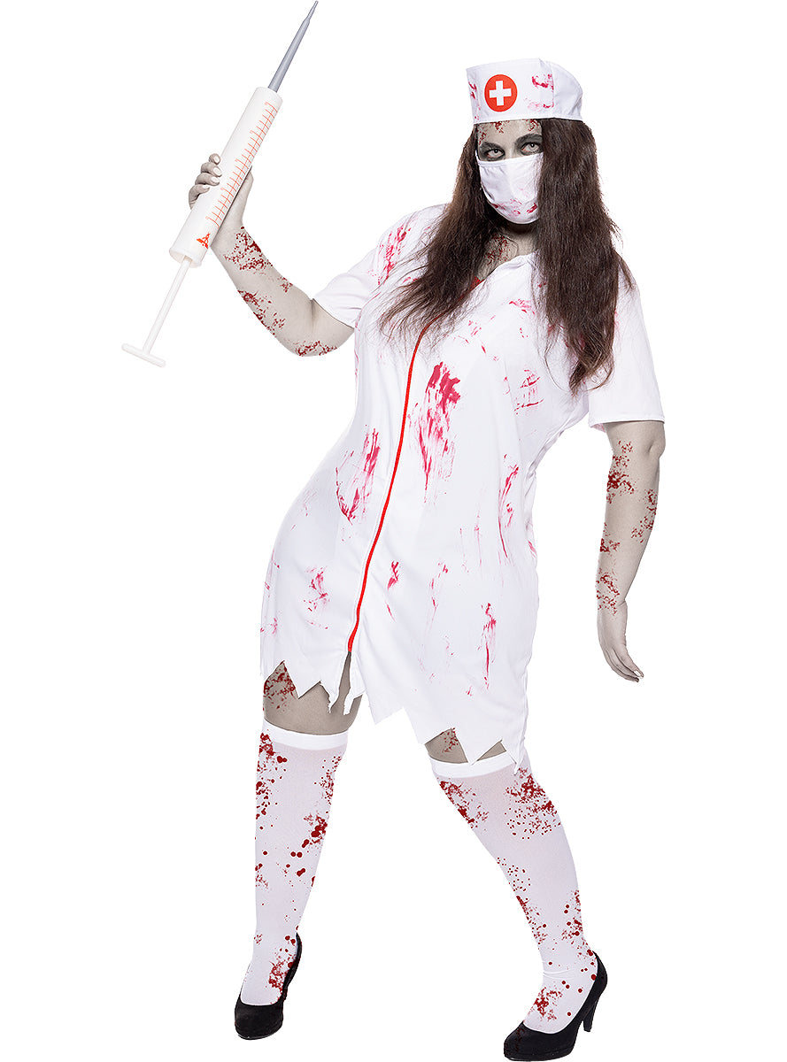 Zombie Nurse Costume for Women