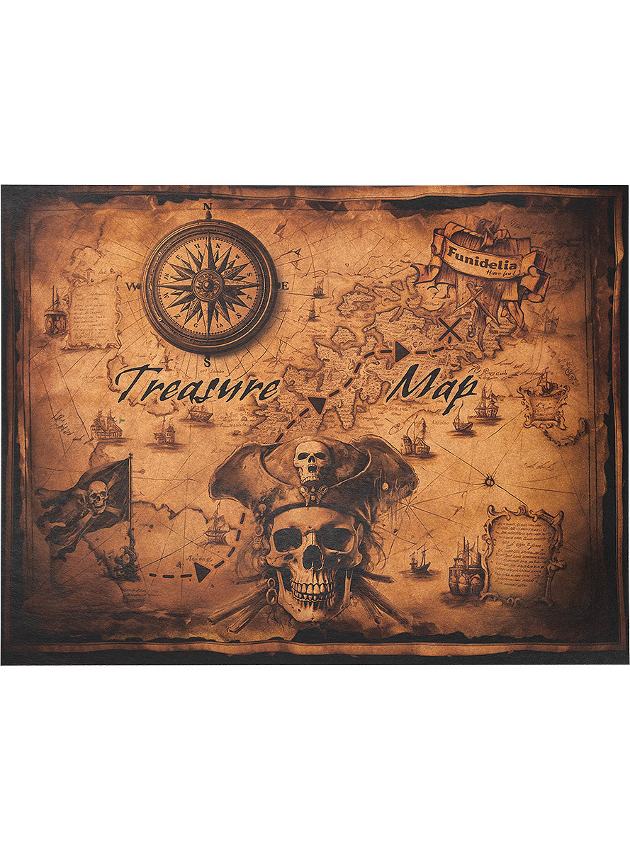 Karnavaliniai kostiumai, teminių vakarėlių apranga Pirate Map - Teminis.lt #karnavaliniai kostiumai #teminiai vakareliai