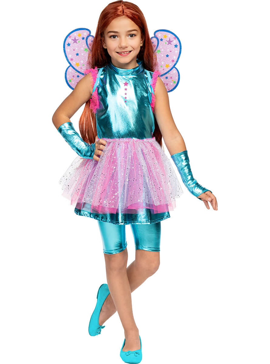 Bloom Costume for Girls - Winx Club Official Fairy with Wings
