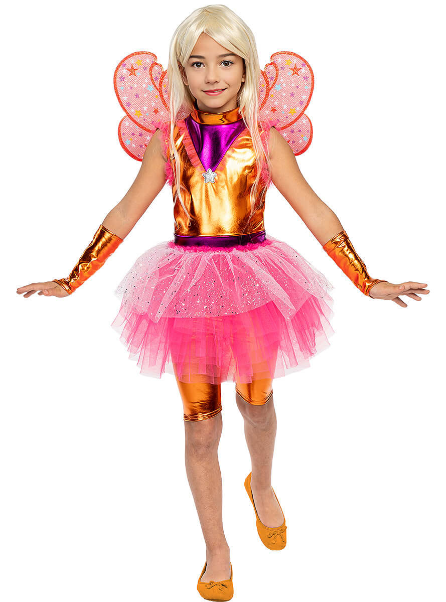 Stella Costume for Girls - Winx Club Official Fairy with Wings
