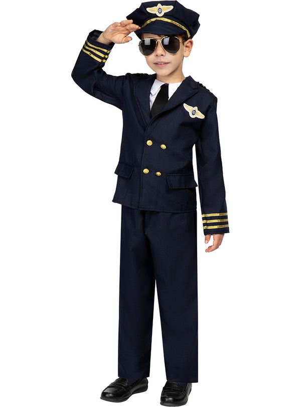 Lėktuvo piloto kostiumas berniukams