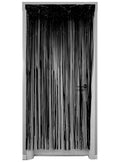 Decorative black curtain