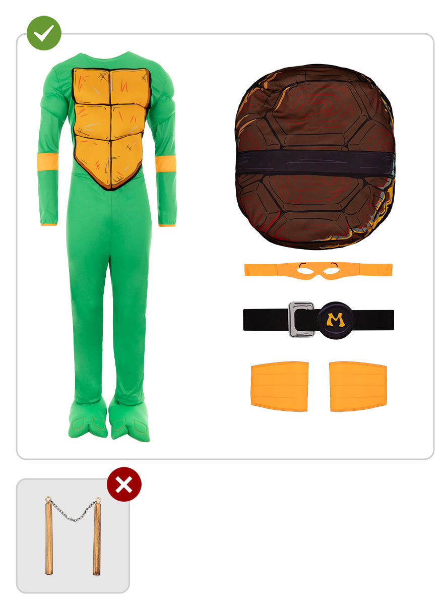 Michelangelo Costume for men - Teenage Mutant Ninja Turtles