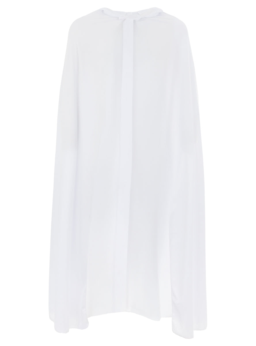 White Hooded Cape for adults