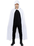 White Hooded Cape for adults