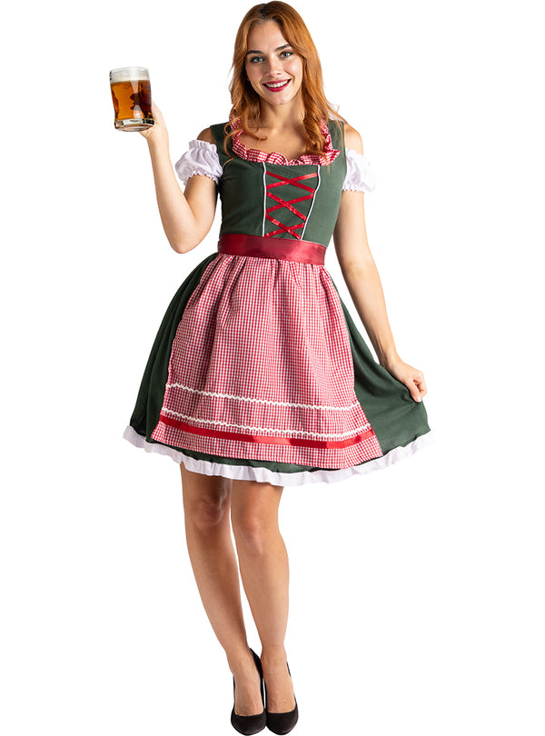 Vokiškas Oktoberfesto kostiumas moterims