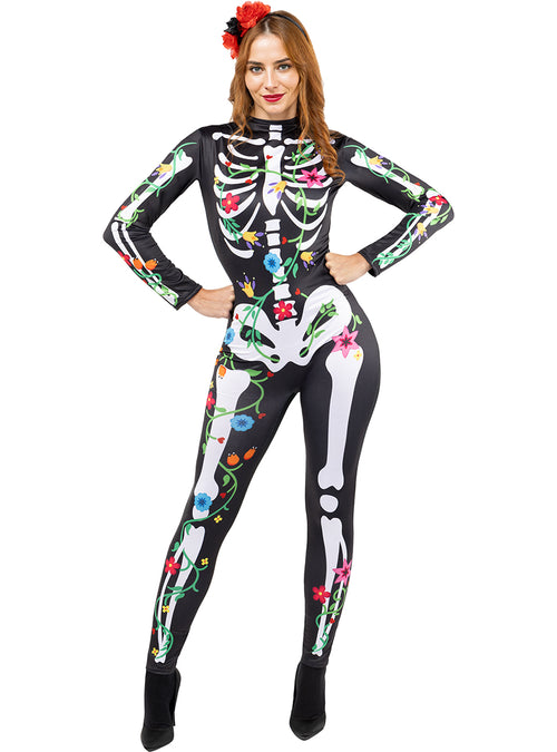 Catrina Skeleton Costume Day of the Dead for women