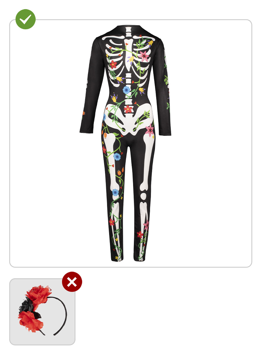 Catrina Skeleton Costume Day of the Dead for women