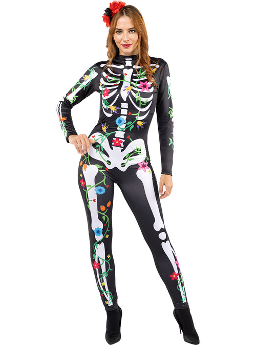 Catrina Skeleton Costume Day of the Dead for women