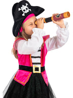 Rožinis piratės kostiumas mergaitėms – Piratai