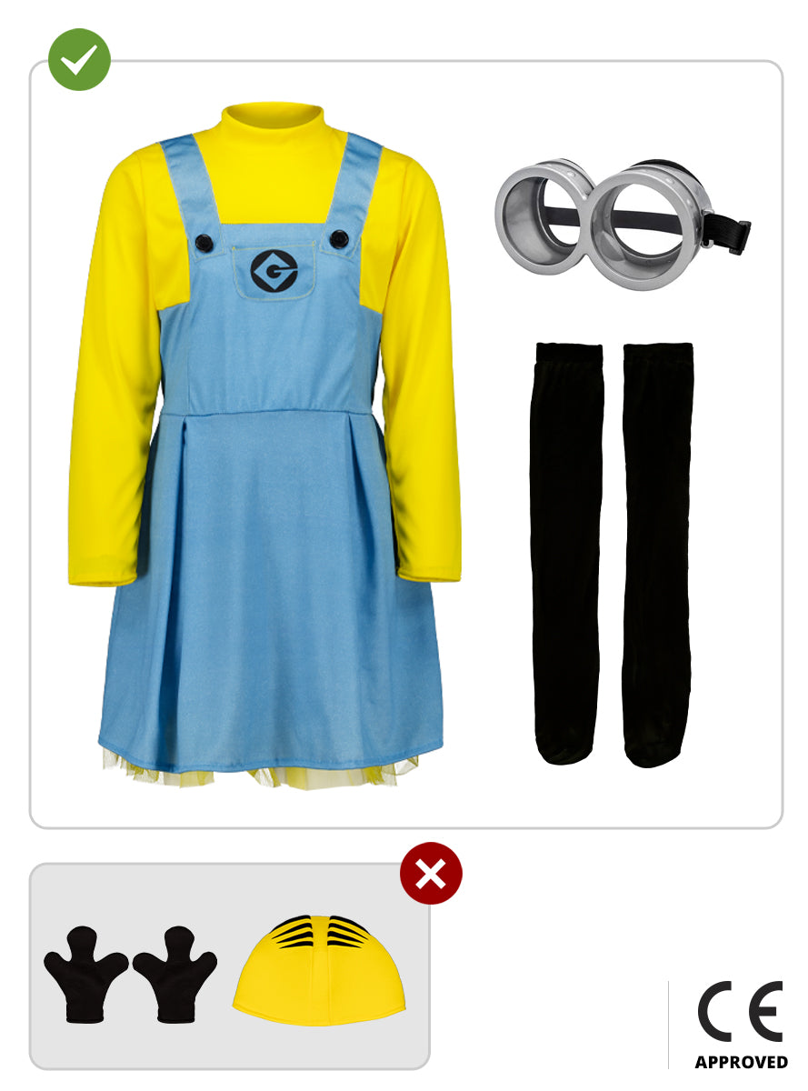 Minions Dave costume for girl