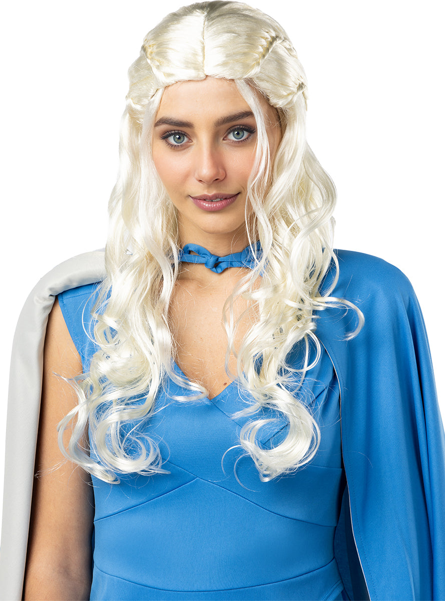 Karnavaliniai kostiumai, teminių vakarėlių apranga Daenerys Targaryen Wig for Women - Game of Thrones - Teminis.lt #karnavaliniai kostiumai #teminiai vakareliai
