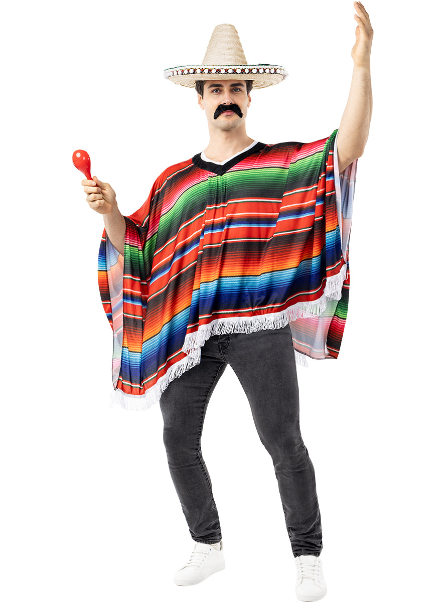 Mexican Poncho for Adults