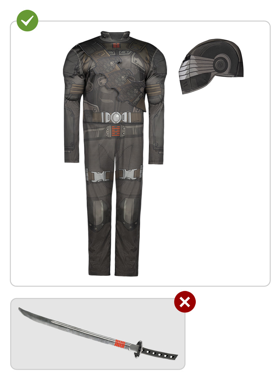 Snake Eyes Costume for Adults - GI Joe