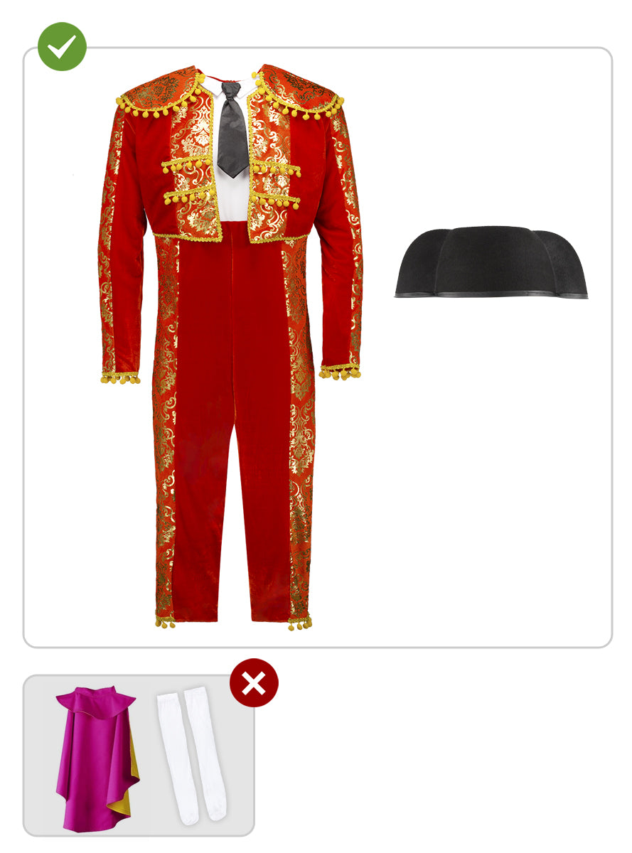 Bullfighter costume for men