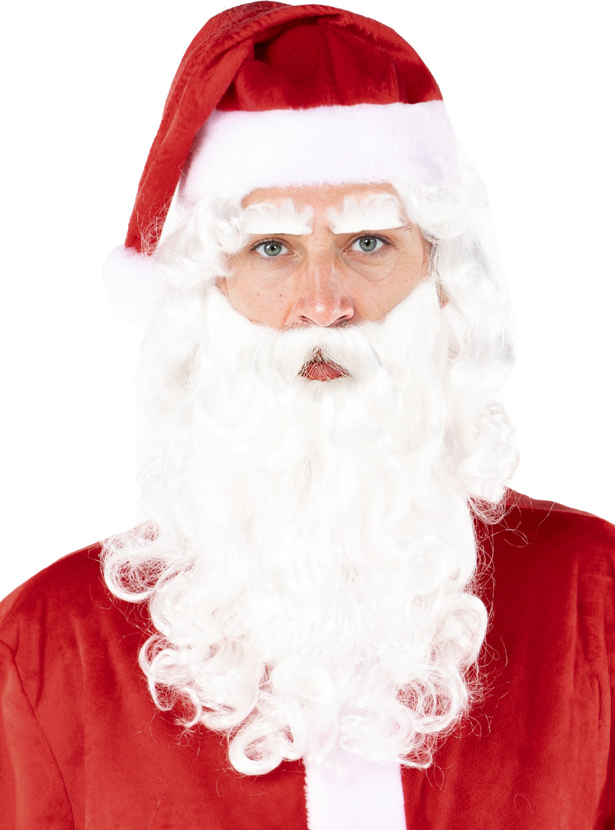 Karnavaliniai kostiumai, teminių vakarėlių apranga Santa Claus wig with beard - Teminis.lt #karnavaliniai kostiumai #teminiai vakareliai