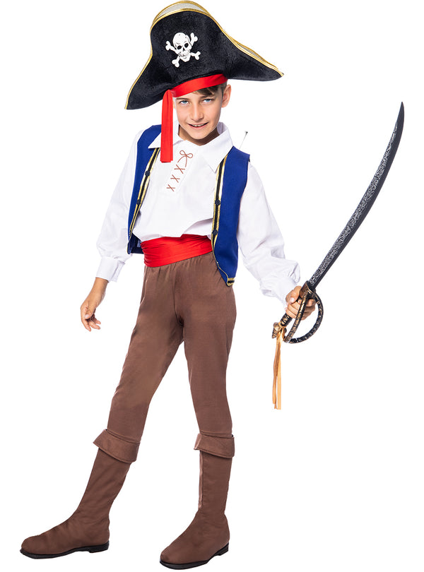 Spalvingo pirato kostiumas vaikams – Piratai