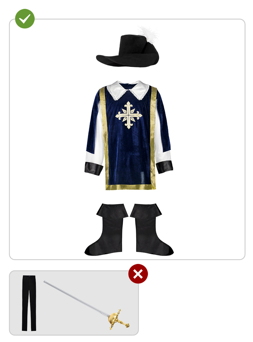 Musketeer costume for men