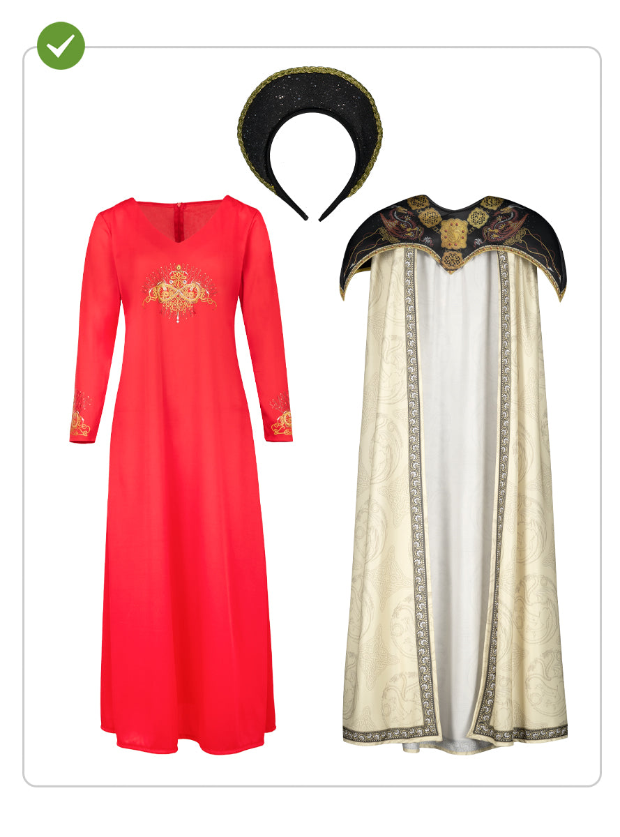 Rhaenyra costume for women - House of the Dragon
