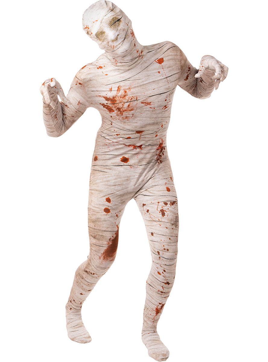 Mummy second skin costume for adults