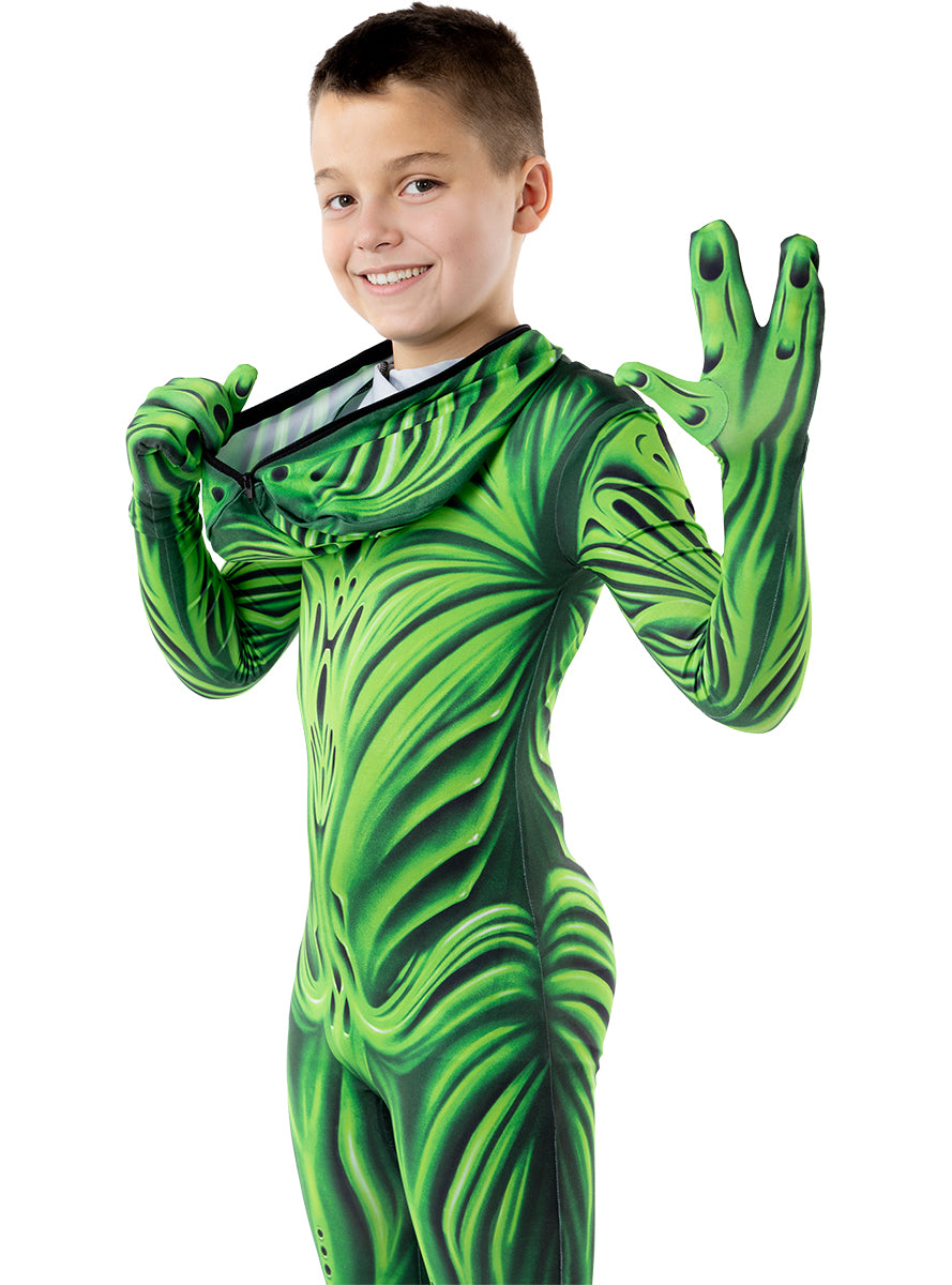 Alien Monster Second Skin Costume for Kids