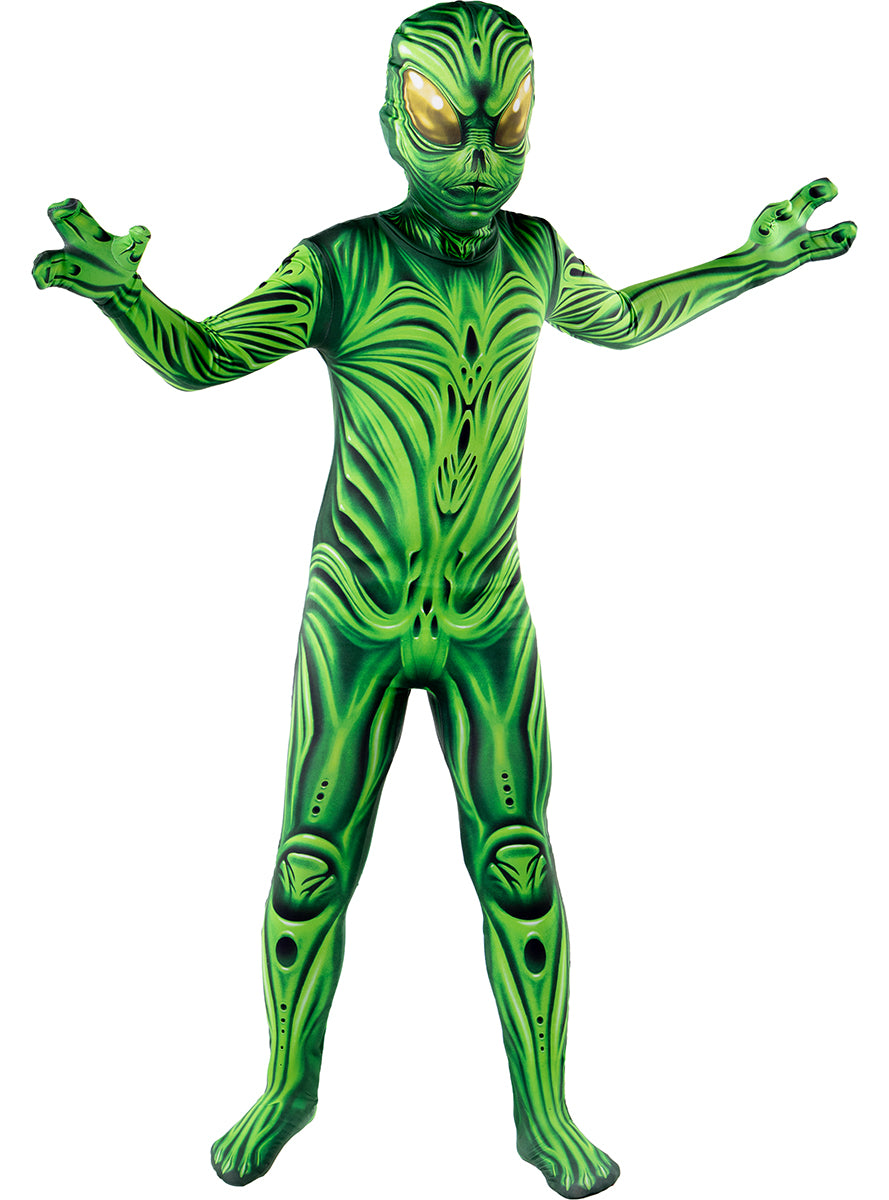 Alien Monster Second Skin Costume for Kids