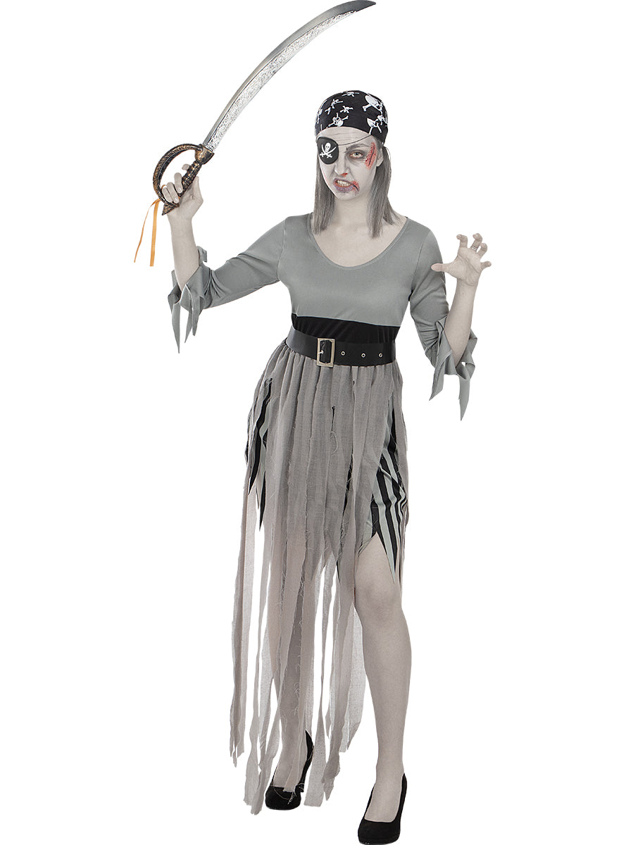 Zombie Pirate Costume for Women