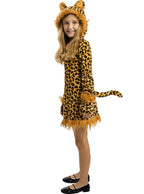 Leopardo kostiumas mergaitėms – gyvūnas