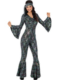 70s Disco Costume for Women - Jumpsuit & Headband Set Teminis.lt