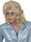 70s Blonde Wig & Mustache Set - Disco Costume Essential Teminis.lt