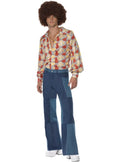 70s Retro Man Costume Set - Adult Halloween Outfit Teminis.lt