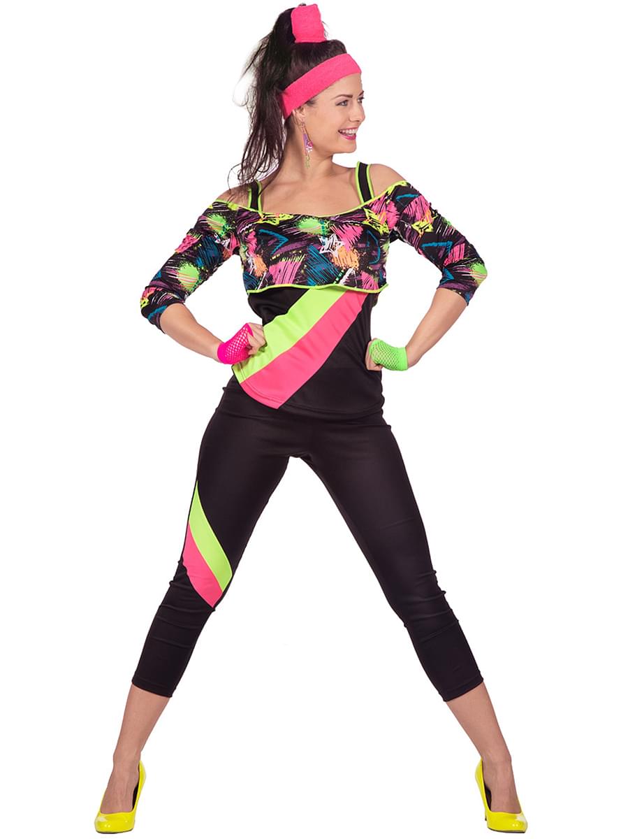 80s Aerobics Costume for Women - Retro Workout Outfit Teminis.lt