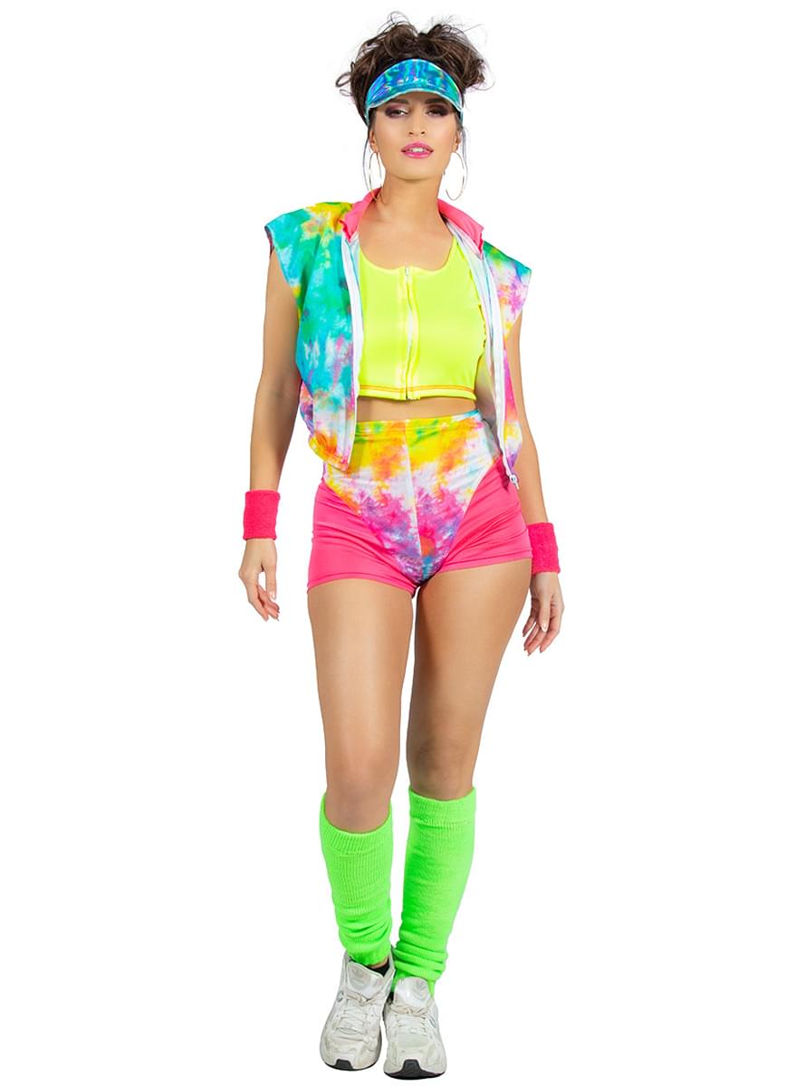 80s Women's Gymnast Costume - Retro Costume Set Teminis.lt