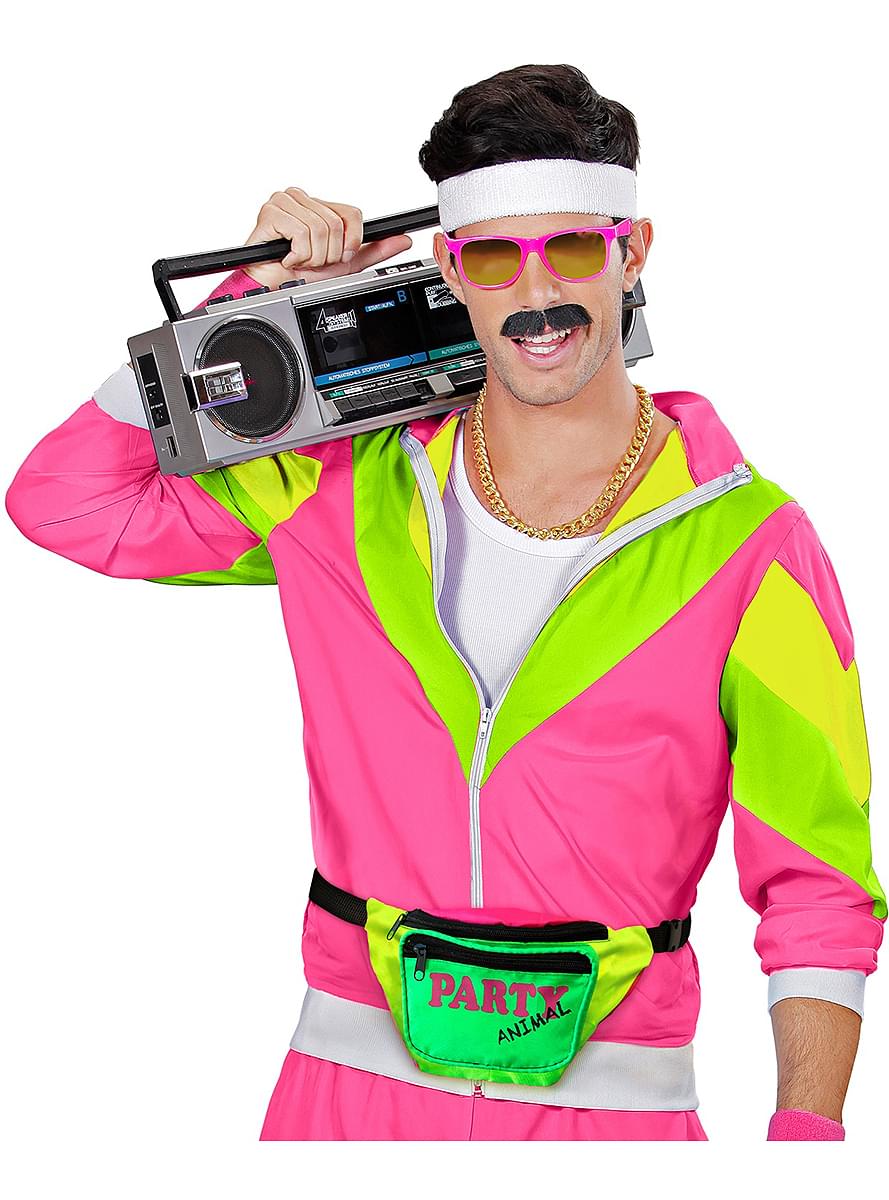 80s Neon Fanny Pack - Unisex Party Accessory Teminis.lt