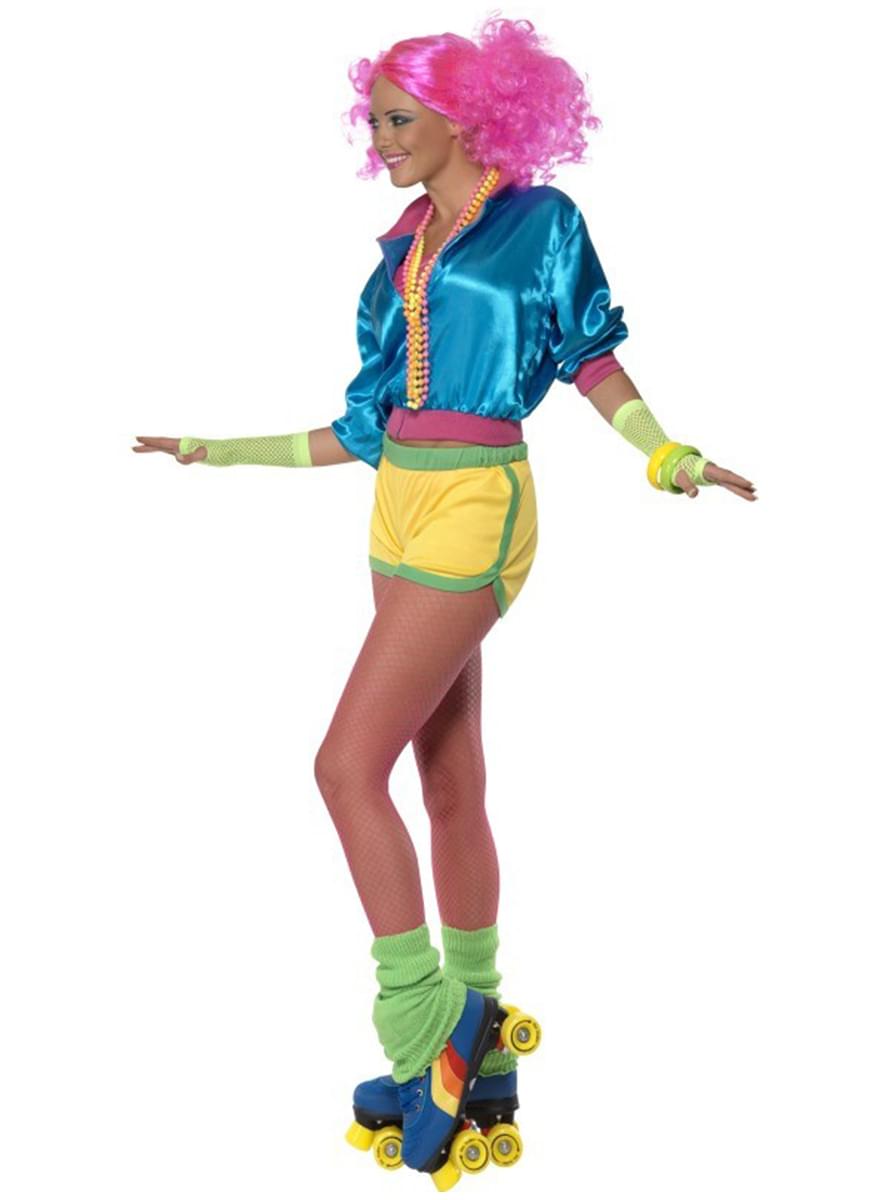 80s Roller Skater Costume - Authentic Retro Skating Outfit Teminis.lt