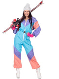 Retro 80s Women's Ski Costume - Vintage Style Outfit Teminis.lt