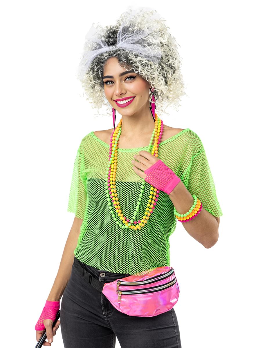 Karnavaliniai kostiumai, teminių vakarėlių apranga 80s Accessories Kit for women - Teminis.lt #karnavaliniai kostiumai #teminiai vakareliai