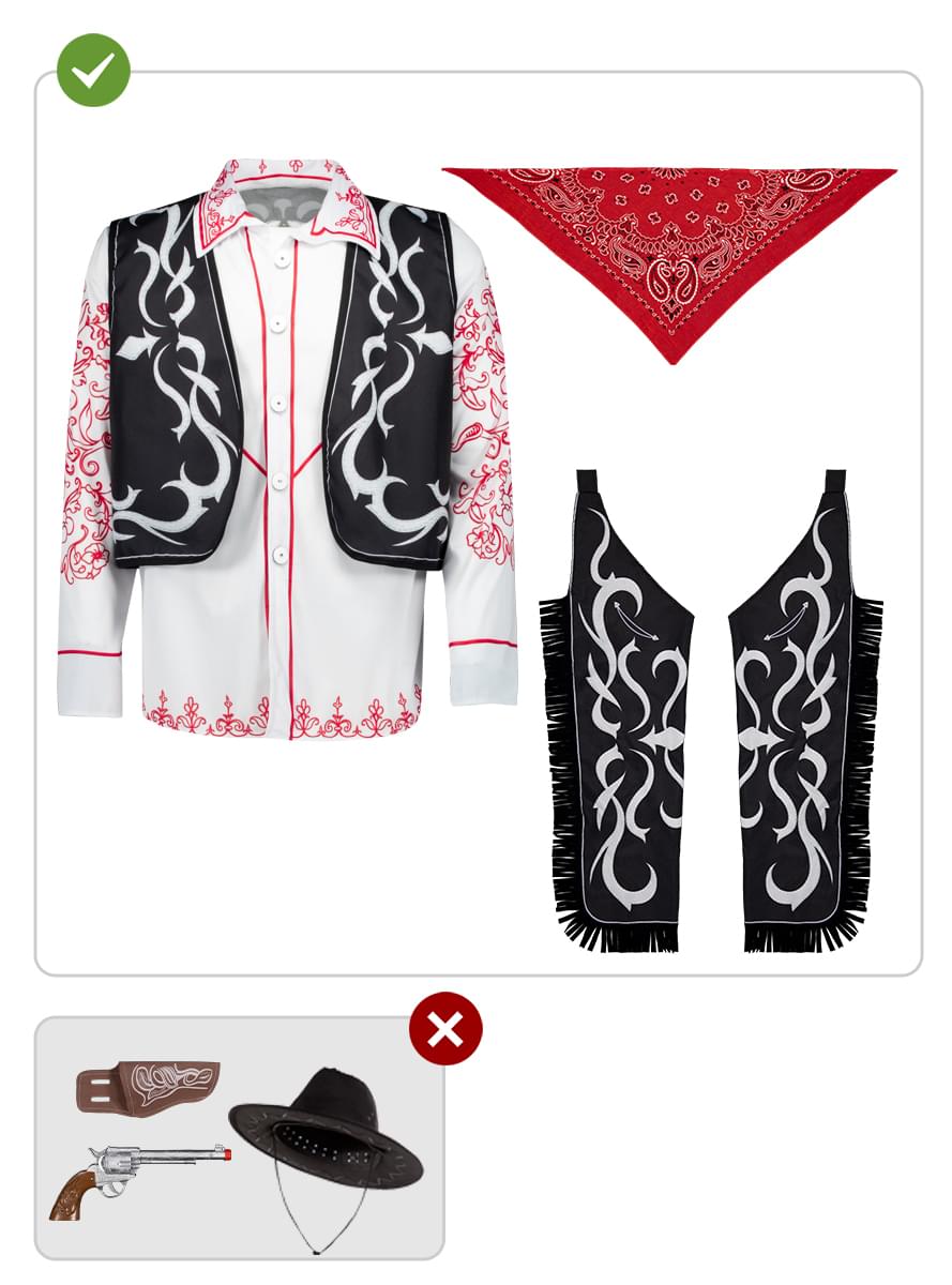 Wild West Adult Cowboy Costume for Themed Parties Teminis.lt